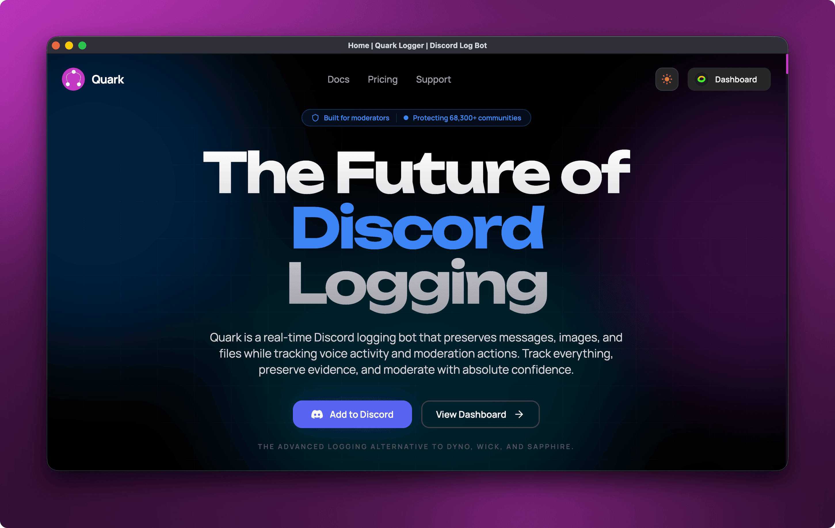 New Landing Page